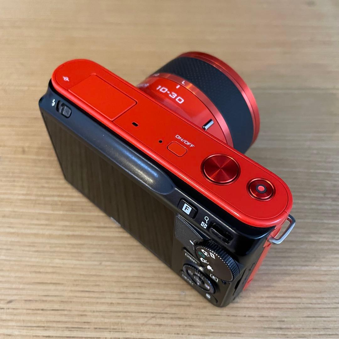 Nikon1 J2 ミラーレス一眼 ニコン オレンジ レンズキット