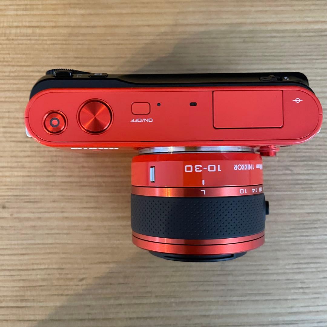 Nikon1 J2 ミラーレス一眼 ニコン オレンジ レンズキット