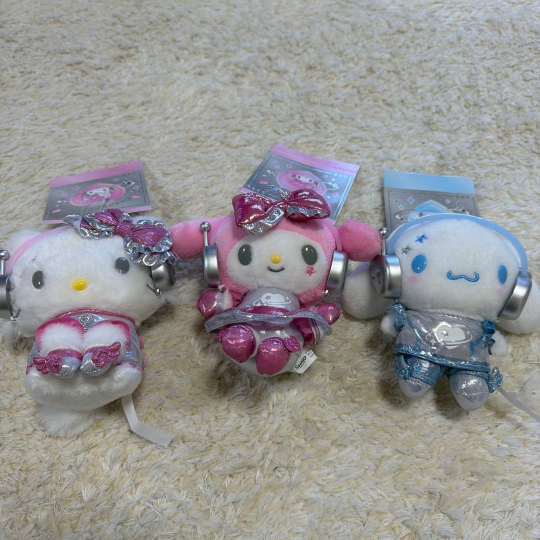 ハローキティ・マイメロディ・シナモロール ぬいぐるみセット
