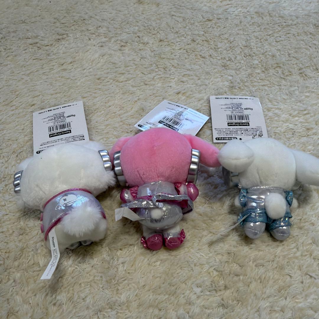 ハローキティ・マイメロディ・シナモロール ぬいぐるみセット