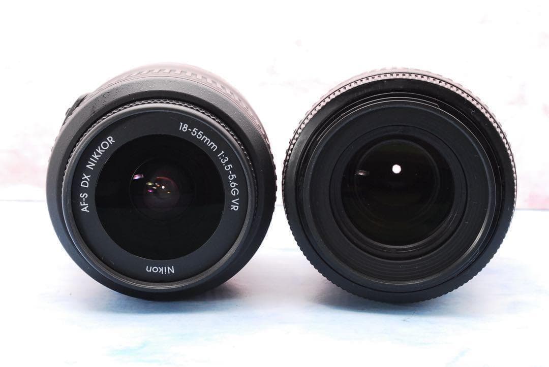 ニコン D3000★実用品★一眼レフカメラ★手ぶれ補正Wレンズのおすすめ品！