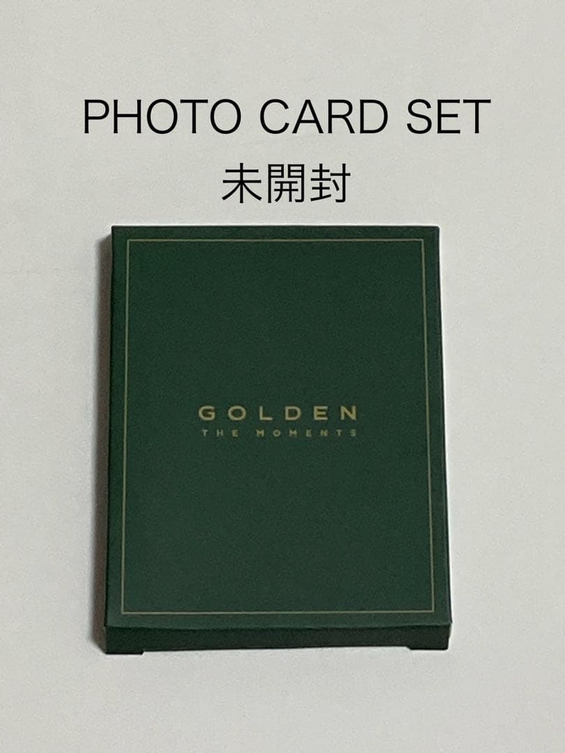 BTS GOLDEN 展示会　ジョングク フォトカードセット 特典トレカ　グッズ