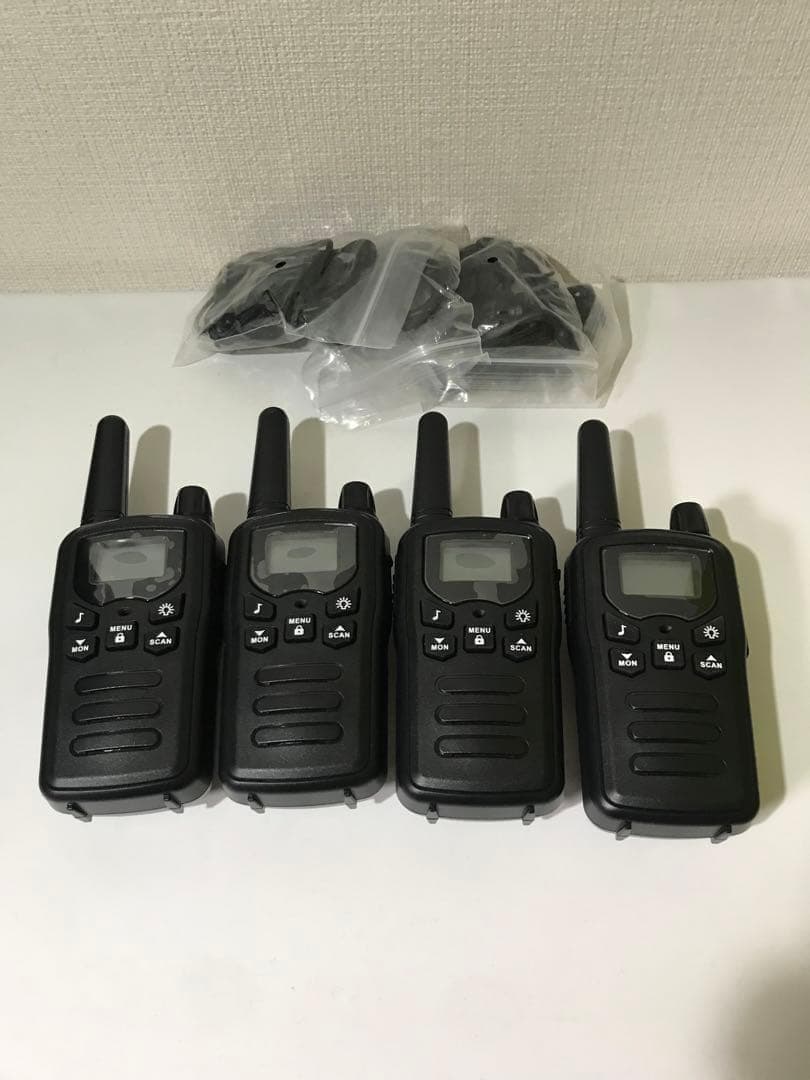 【M2842-127-100】インカム 特定小電力 トランシーバー 4台セット