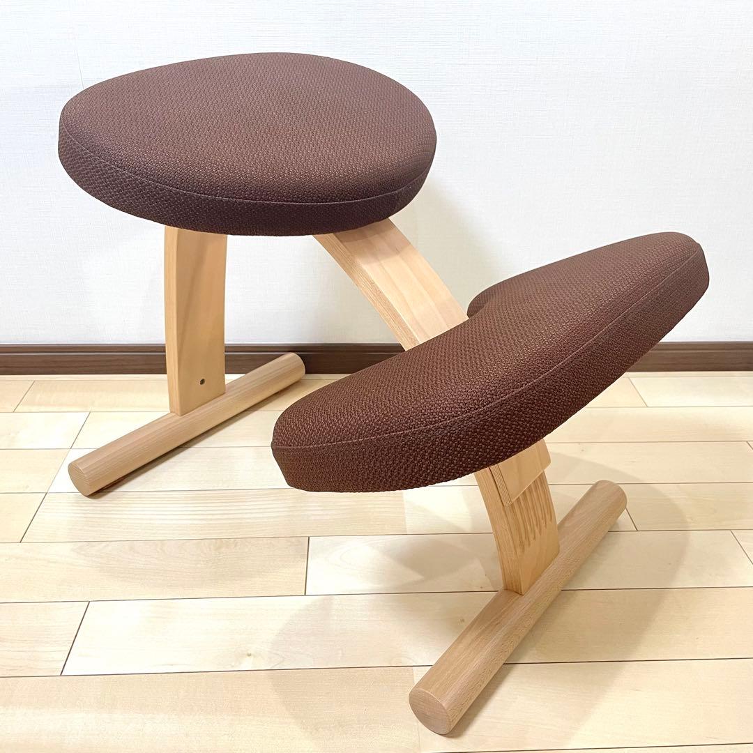 バランスチェア バランスイージー ダークブラウン 中古美品