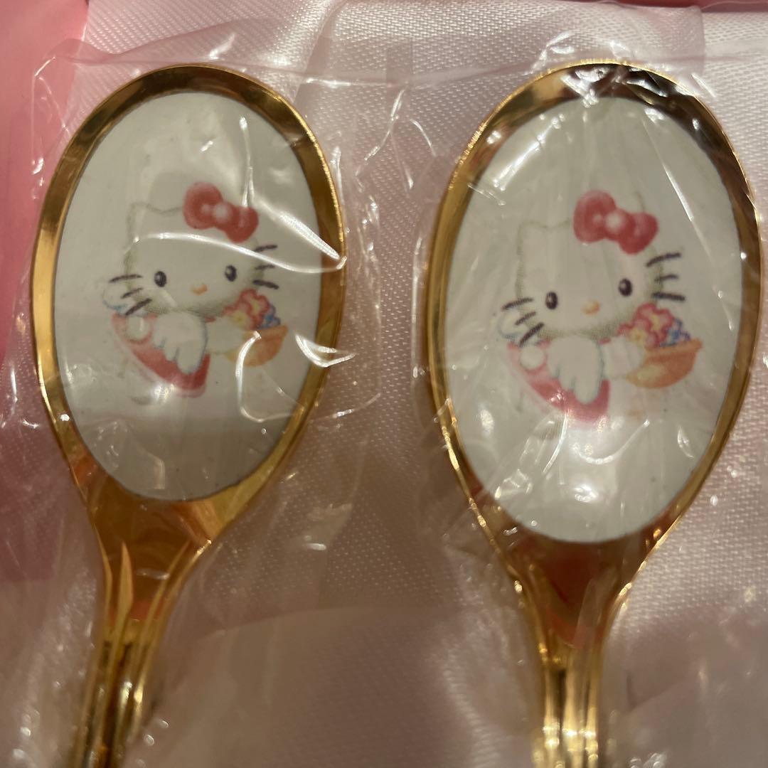 Hello Kitty Angel 未使用　スプーン　レスト　ケース　3点セット