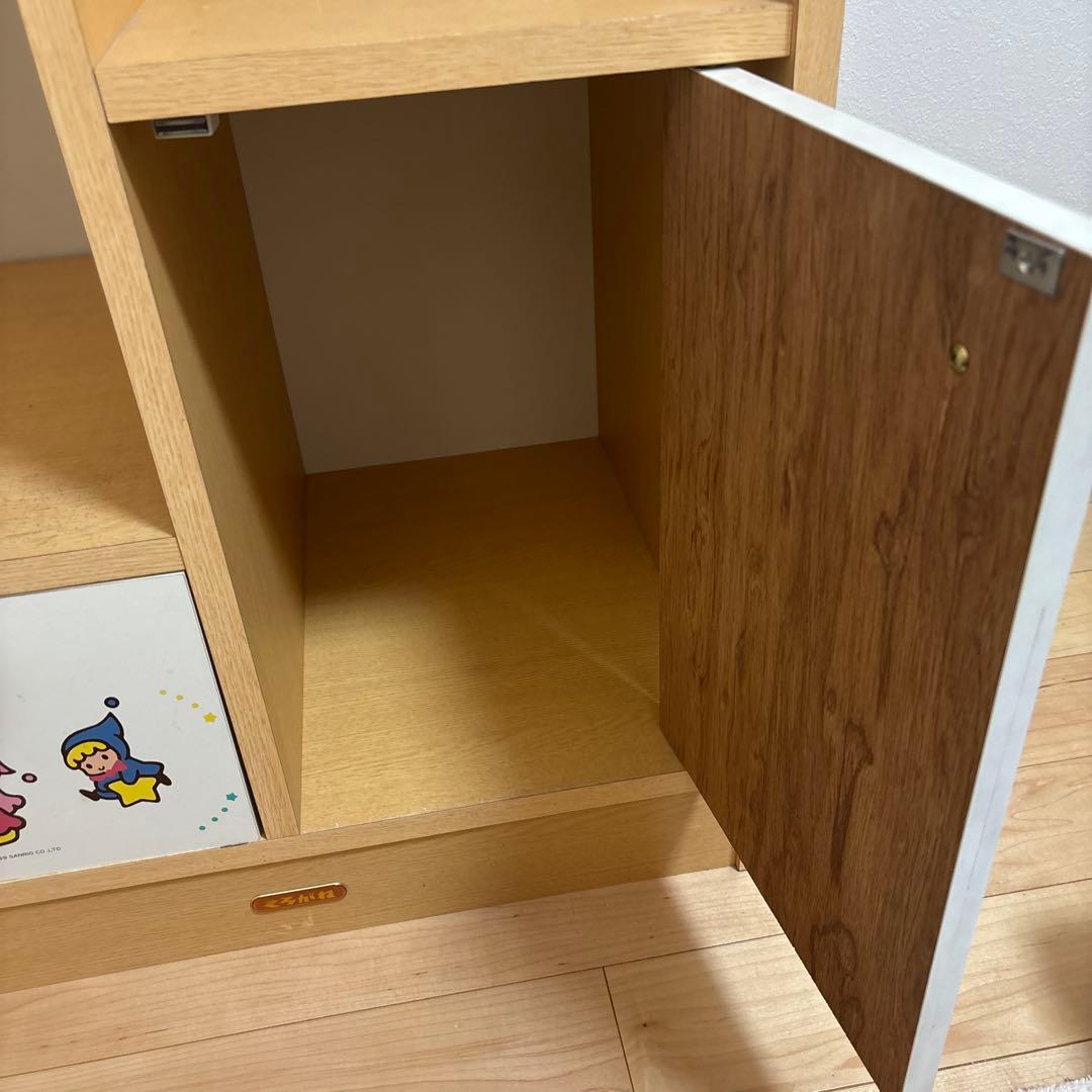 くろがね　サンリオ　キキララ　ラック　収納棚　キャビネット　レトロ