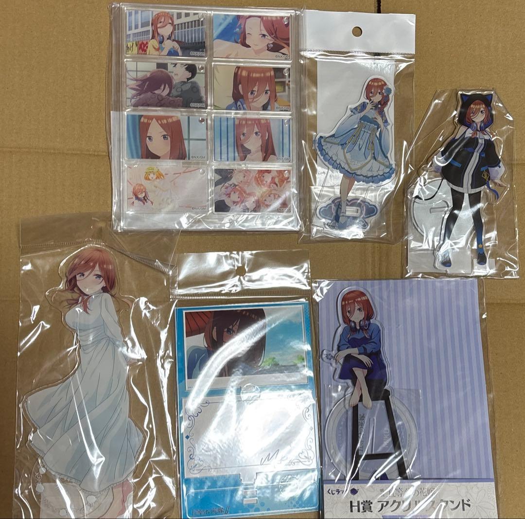 五等分の花嫁　アクリルグッズ(数点その他)