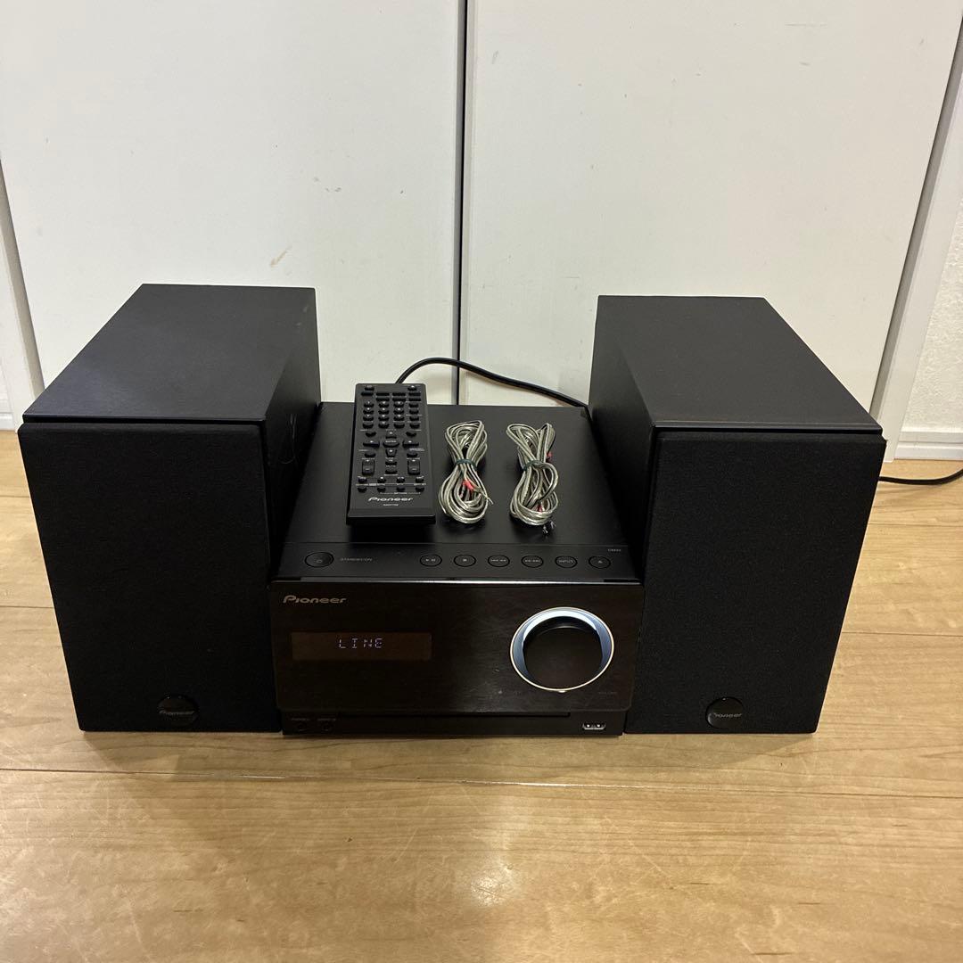 Pioneer X-CM32-k CDコンポ Bluetooth対応 リモコン付