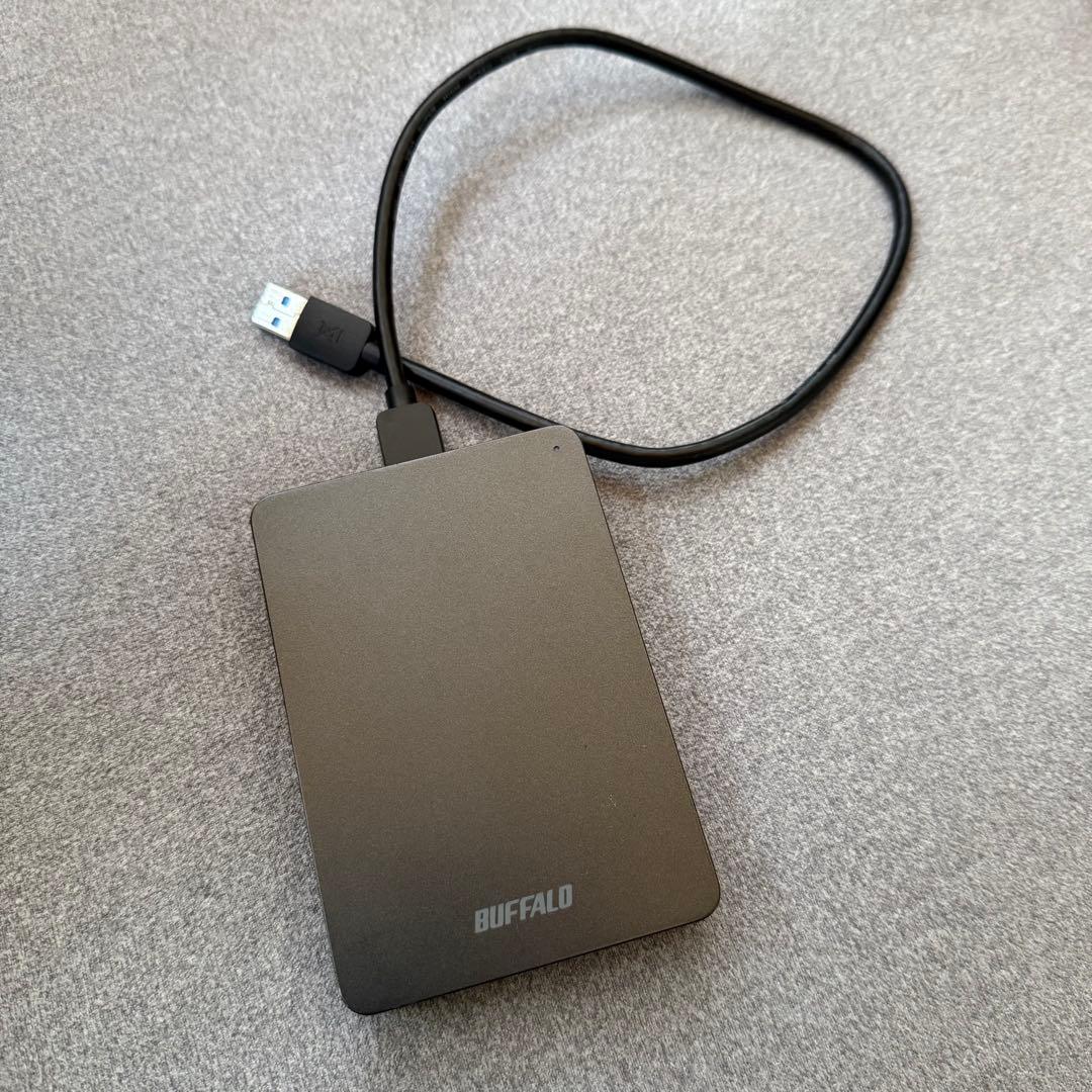 BUFFALO ポータブル 外付けHDD 2TB HD-PNF2.0U3-GBE
