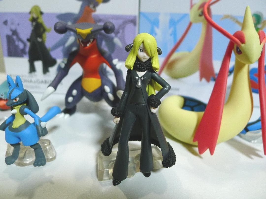 ポケモン スケールワールド シロナ＆ガブリアス＆ミロカロス＆ルカリオ 4体セット