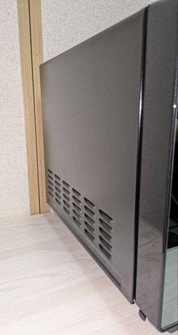 siroca電子レンジ 黒色ミラー仕上げ