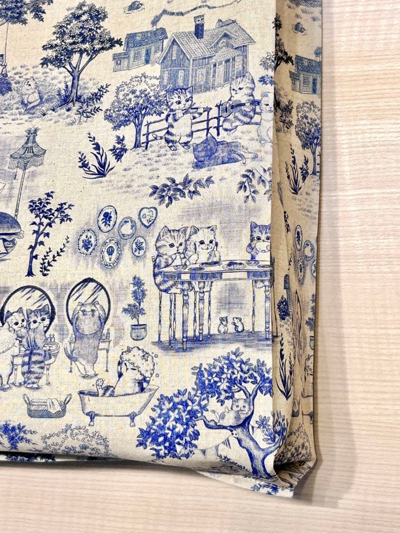 かわいやいちご☆22fabric生地使用☆レジ袋型マイバッグ