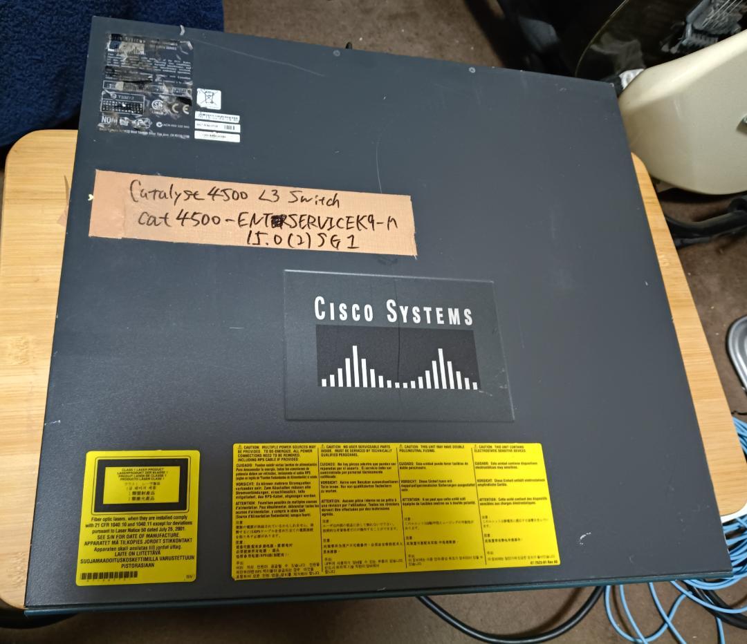 Cisco 4948 48ポート　必要ならもう一台付けます