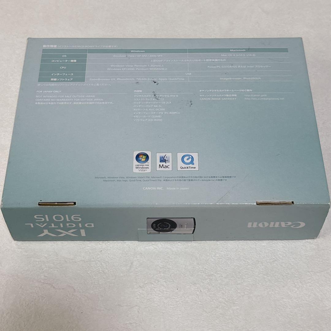 Canon IXY DIGITAL 910 IS 付属品多数 SDカード付