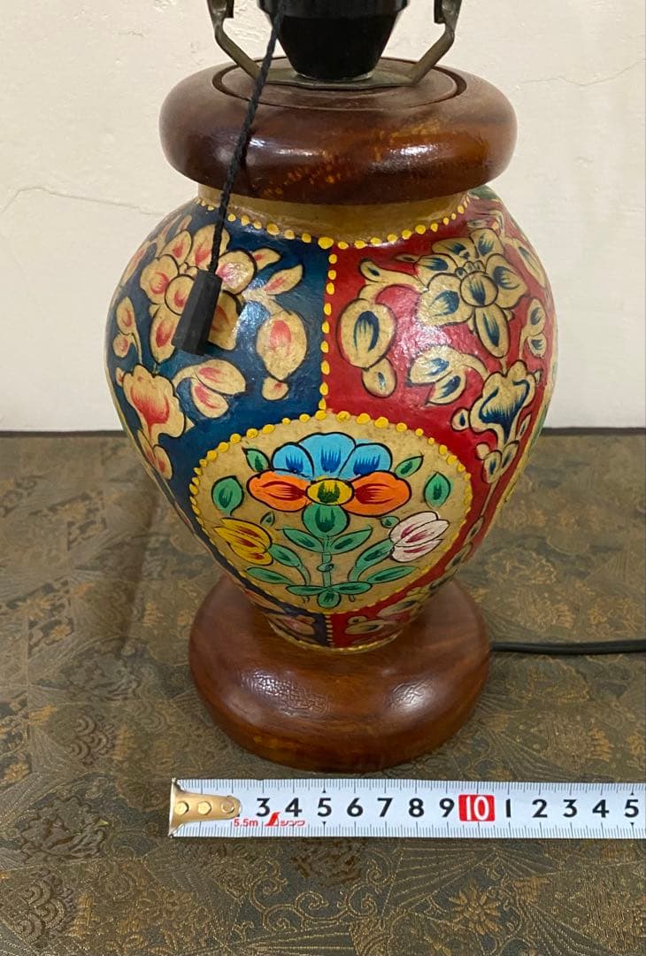 キャメルランプ　パキスタン伝統工芸品　アンティーク　マツダトレーデング