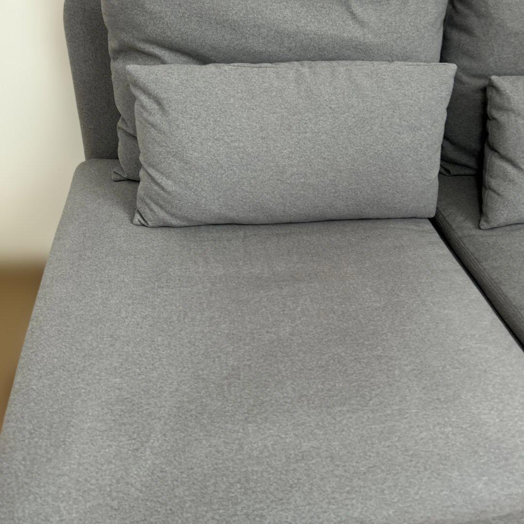 【新品同様】2026.1購入IKEA イケア　ソーデルハムン　コンパクト　グレー
