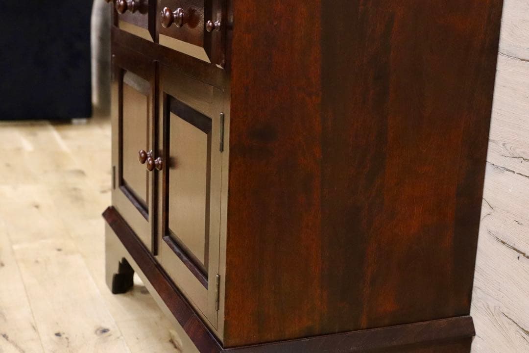GMHK783○松本民芸家具 ライティングビューロー デスク 書斎机 学習机 勉