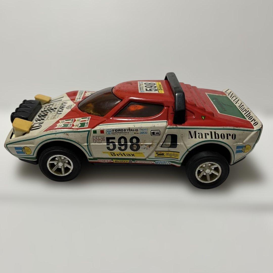 昭和レトロ　ランチア・ストラトス・マルボロ　ブリキカー　ビンテージ品