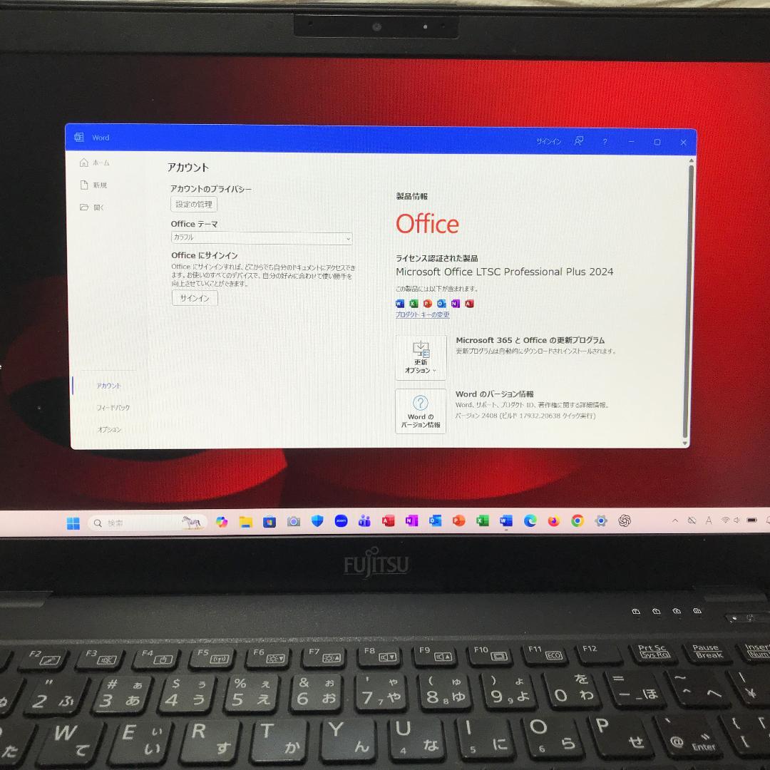 安価）LIFEBOOK U939/256GB/MS Office＊2024認証済