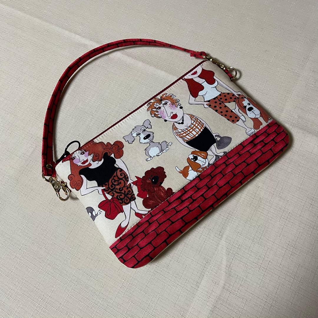 ♡20㎝ファスナーポーチ②♡ハンドメイド　ロラライハリス