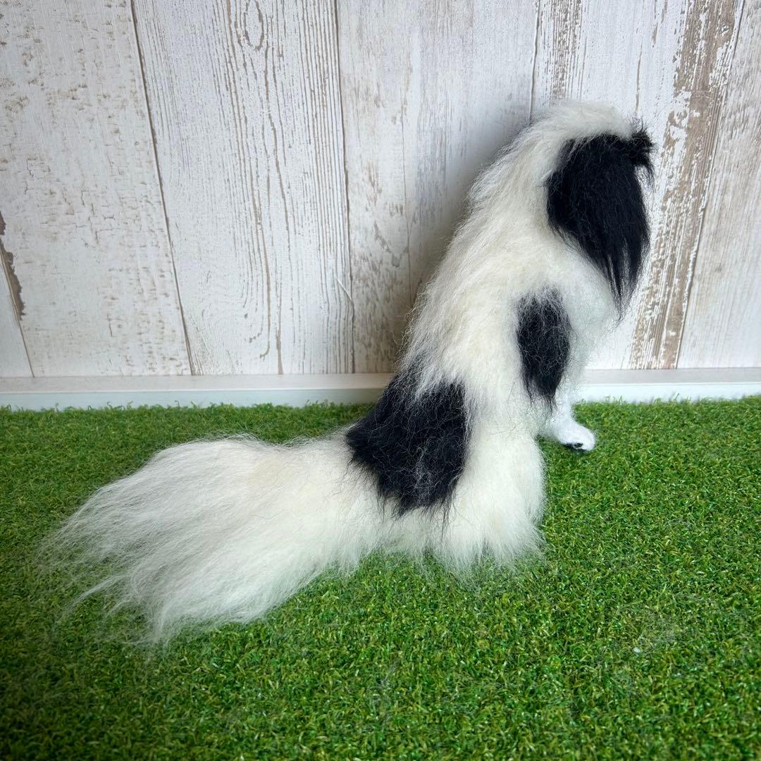 購入可能です。羊毛フェルト【狆】犬　※他にもオーダー受付中です。マック
