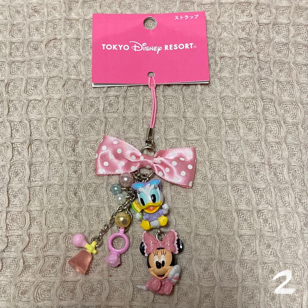 最終価格　東京ディズニーリゾート ベイビー　ストラップ ミニーマウス デイジー