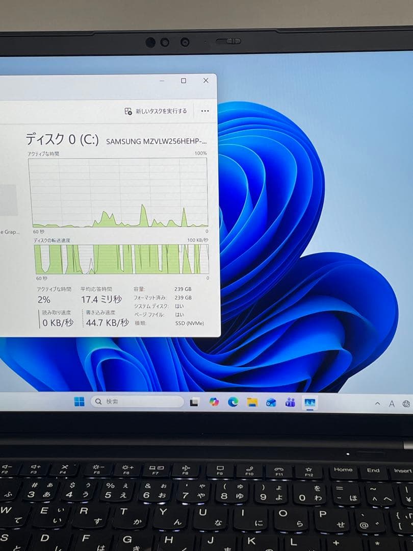 Windowsノート本体 ThinkPad X1 Carbon i5-1235U 8GB DDR5 256