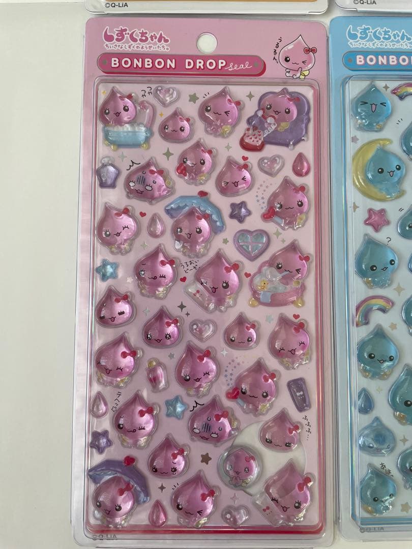 ボンボンドロップシール　しずくちゃん正規品4枚セット