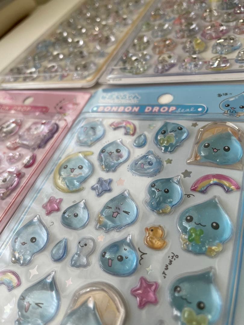 ボンボンドロップシール　しずくちゃん正規品4枚セット