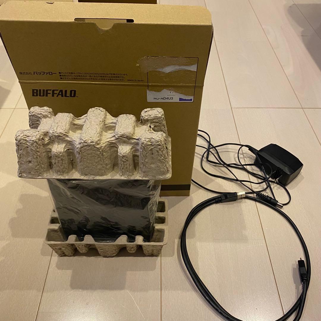 BUFFALO HD-NRLD4.0U3-BA 録画用外付けハードディスク