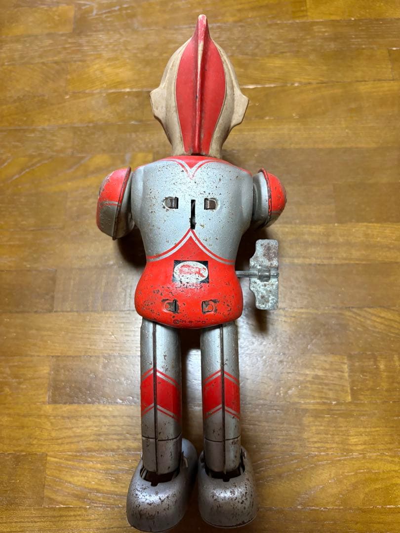 激レア品 昭和40年代製 ブルマァク社製 ブリキ　ウルトラマン フィギュア可動式