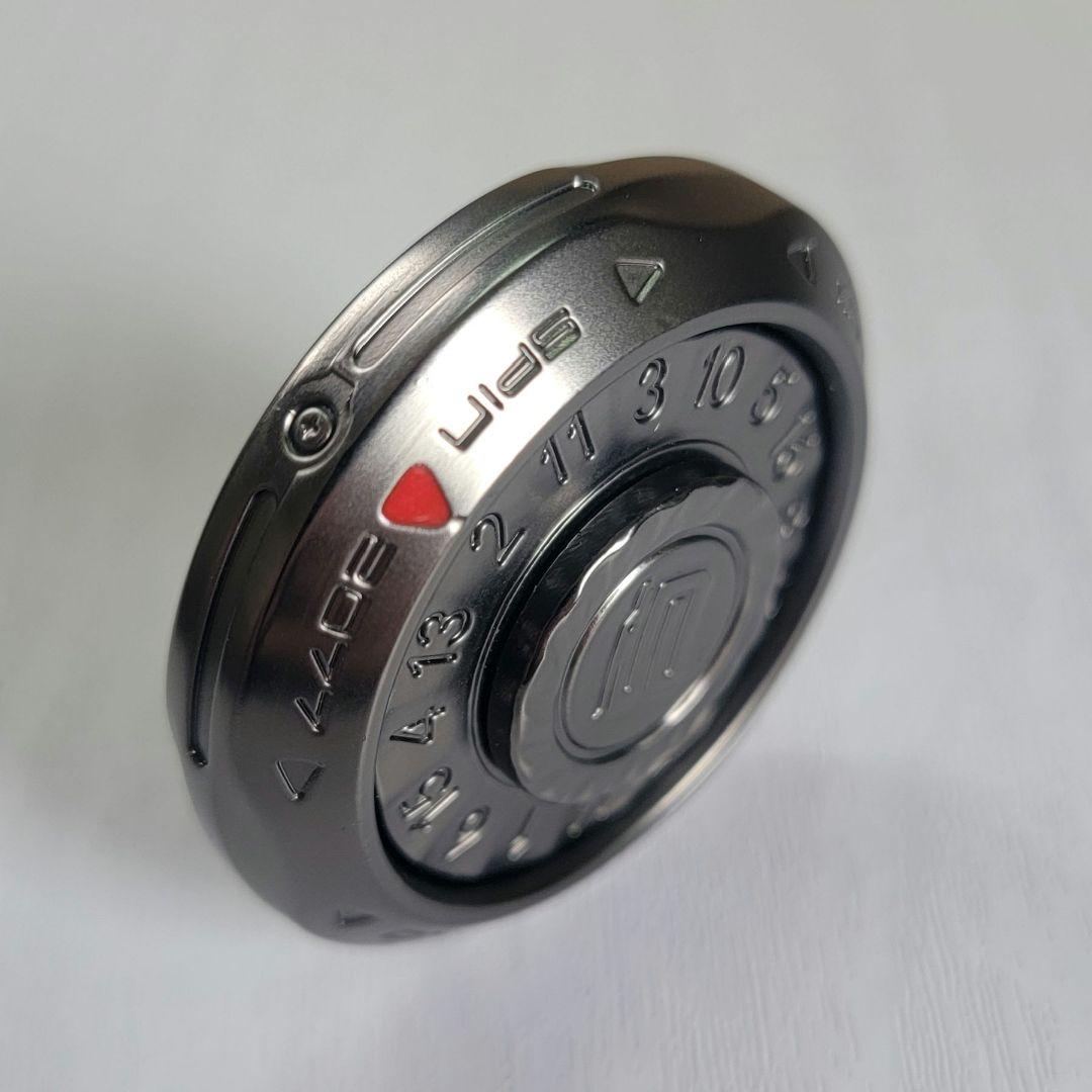 新品 フィジェットトイ EDC ラッキーコンパス COOTIN 金属製 グレー