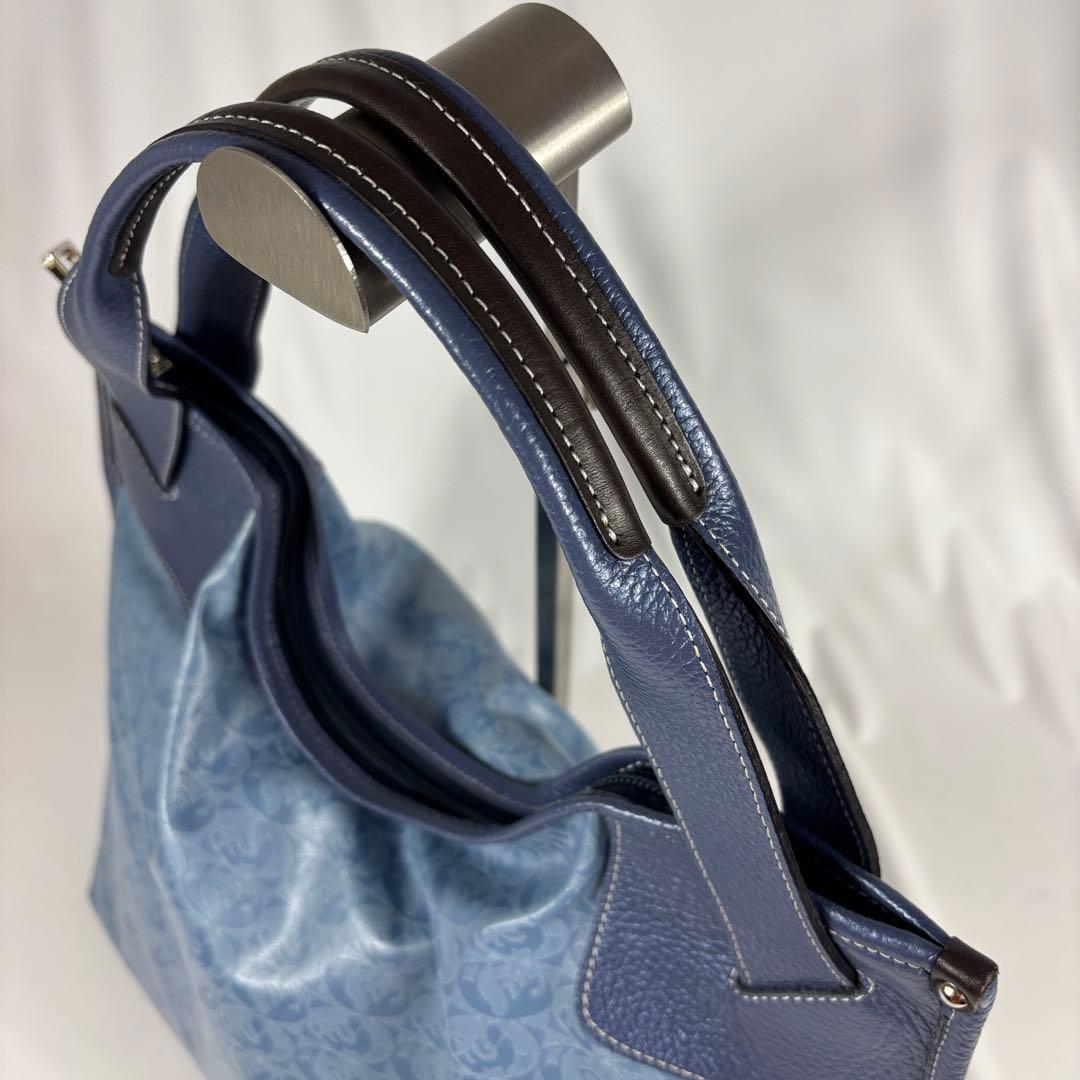PELLE BORSA　ペレボルサ　アライブ　トートバッグ　ライトブルー　A4