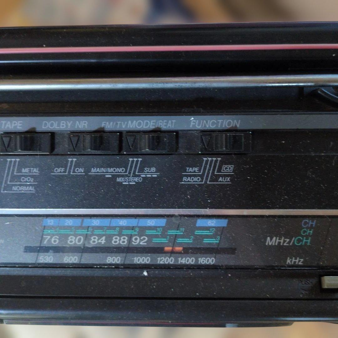 【ジャンク】TOSHIBA 東芝 CDラジカセ RT-CD1