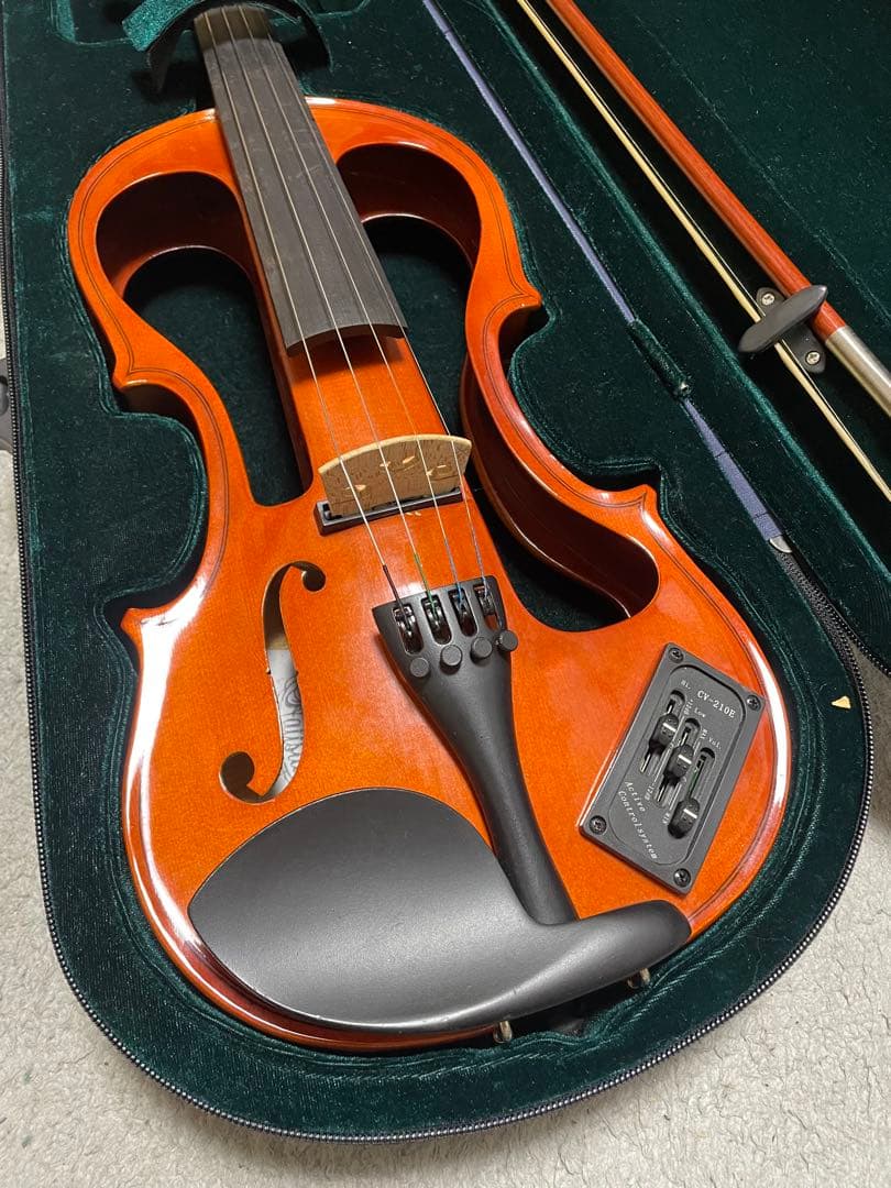 動作確認済 Hallstatt CV-210E エレキバイオリン 本体