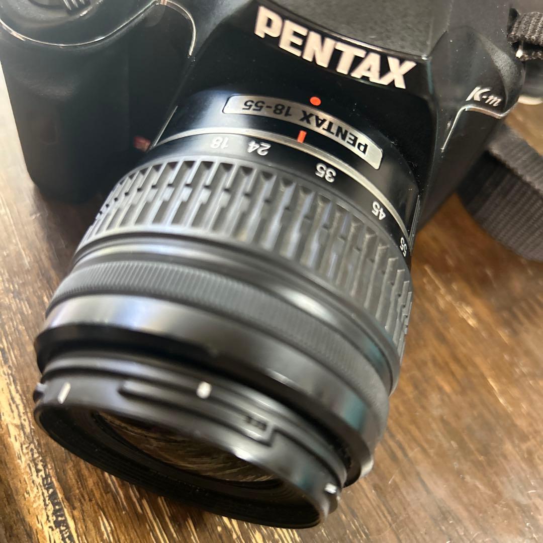 デジタル一眼レフカメラ ペンタックス K-m 18-55 レンズセット
