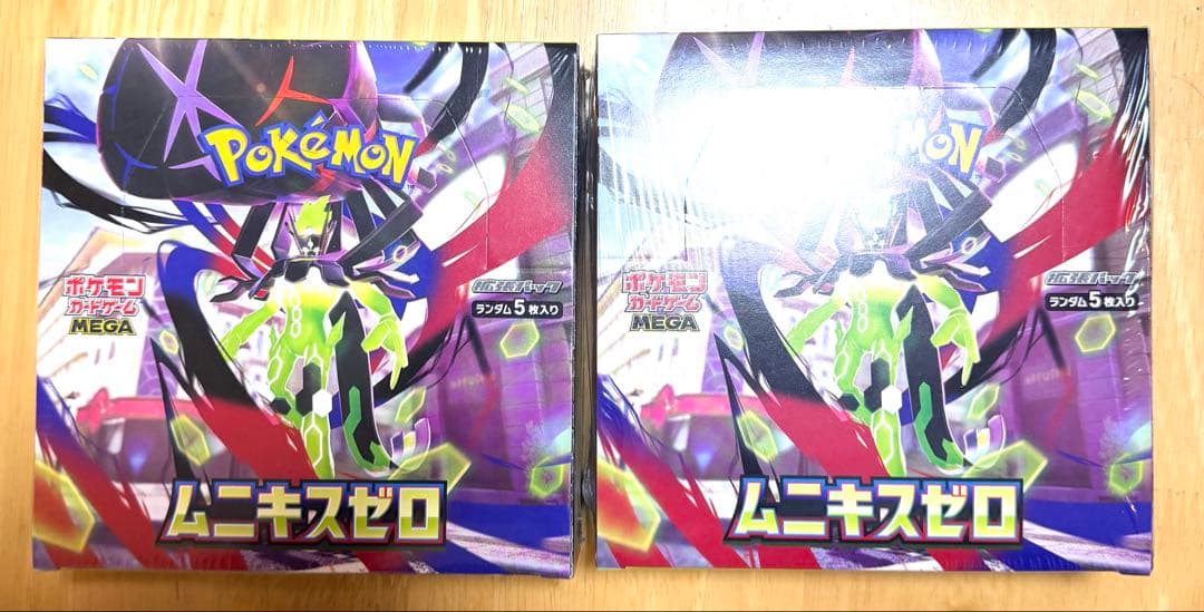 ポケモンカードゲーム　ムニキスゼロ　シュリンク付き　2BOXセット