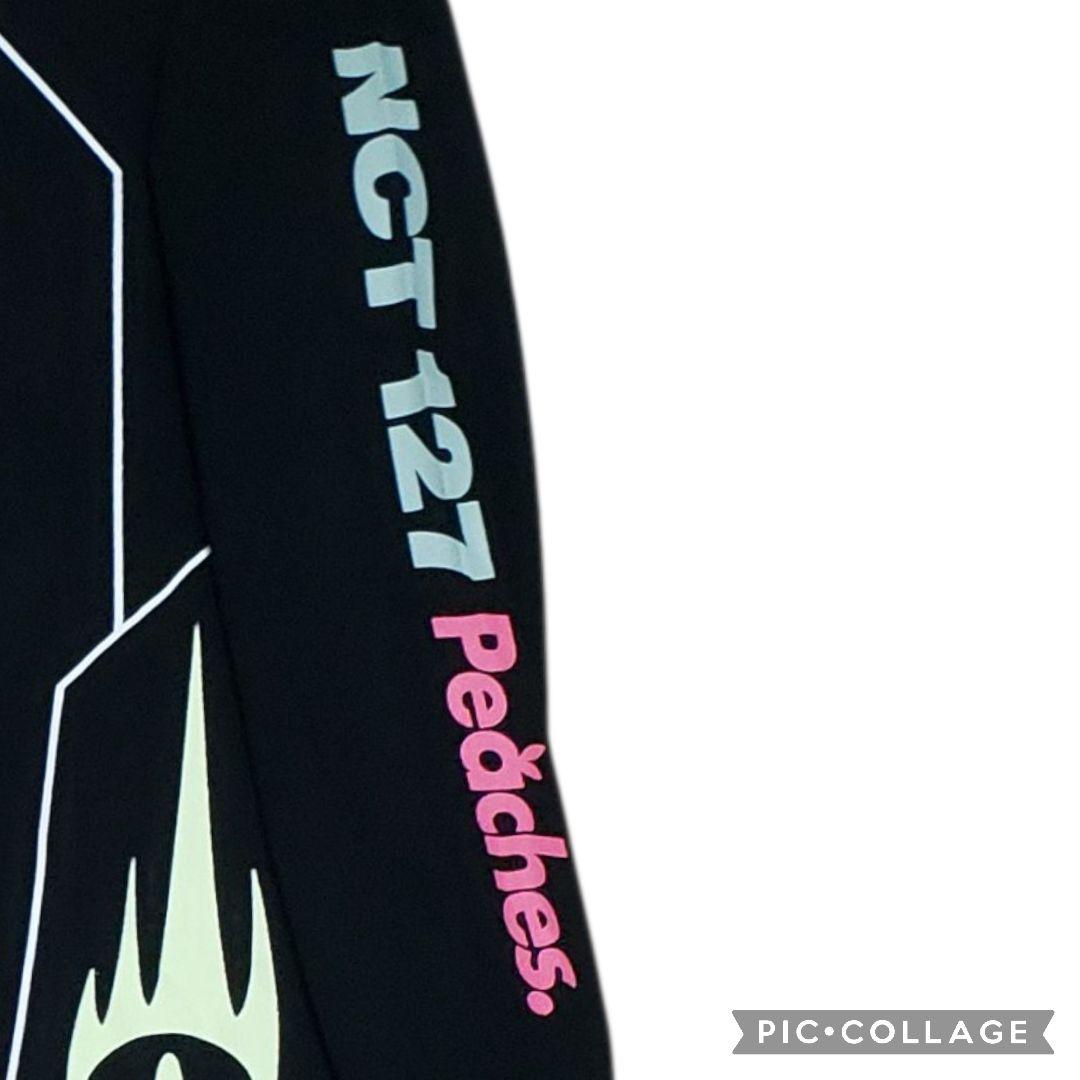 nct127×peaches　コラボ　限定ロングスリーブTシャツ　希少　ブラック