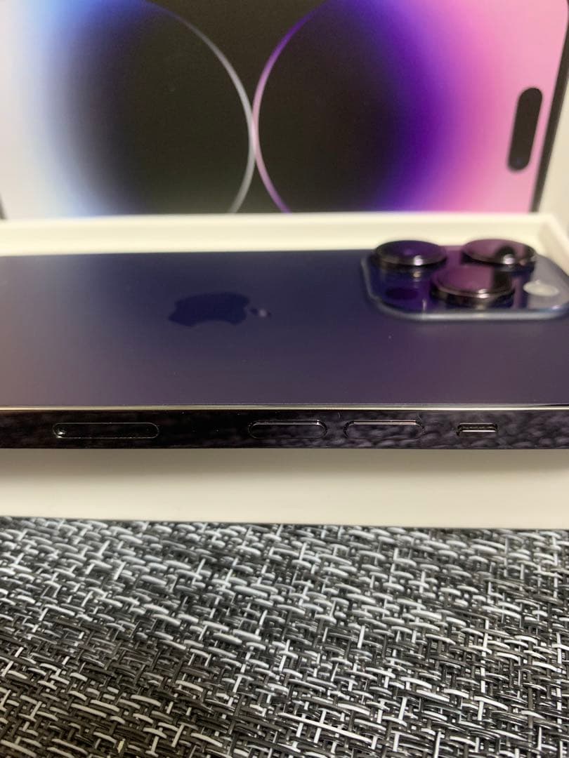 【即購入可】 iPhone 14 Pro ディープパープル　美品　箱付