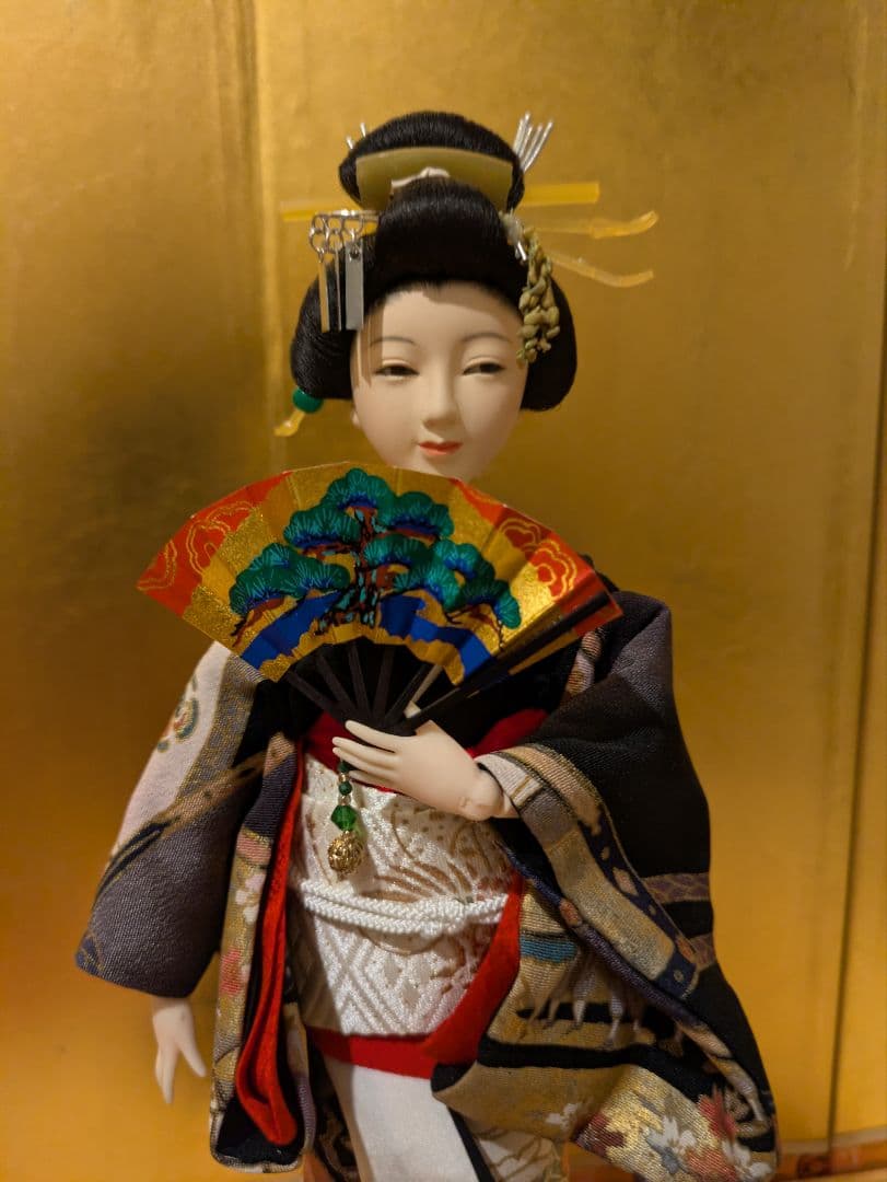 手足稼働　胡粉ヘッド付ドール　芸者『真琴』1/6ドール、ドール本体とスタンドのみ
