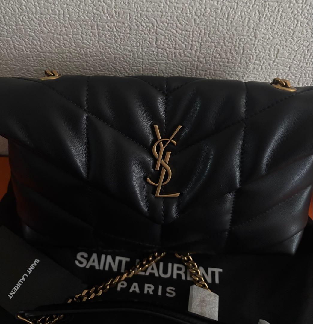 SAINT LAURENT 黒 レザー ショルダーバッグ本日限定