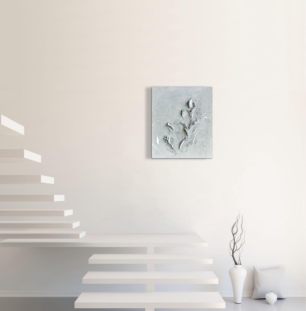 現代アート　45.5×38㎝　大きめ　モダン　アートパネル　インテリア　抽象画