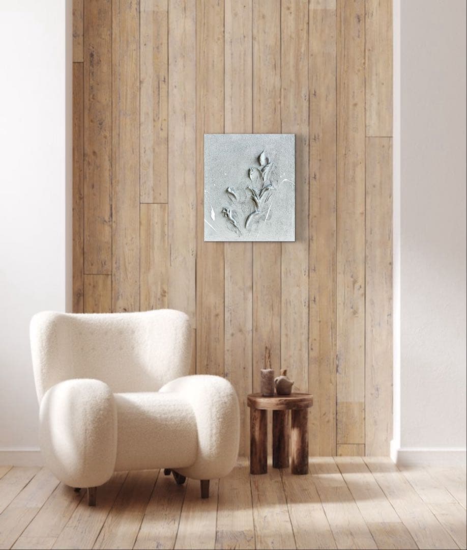 現代アート　45.5×38㎝　大きめ　モダン　アートパネル　インテリア　抽象画