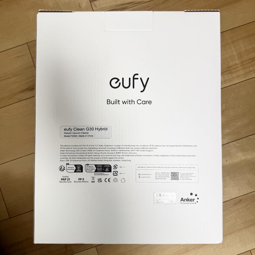 【未使用】eufy Clean G30 Hybrid ロボット掃除機　水拭き両用