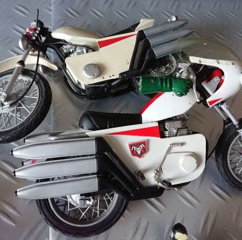 「ジャンク」壽屋　仮面ライダー2種 組立塗装済品