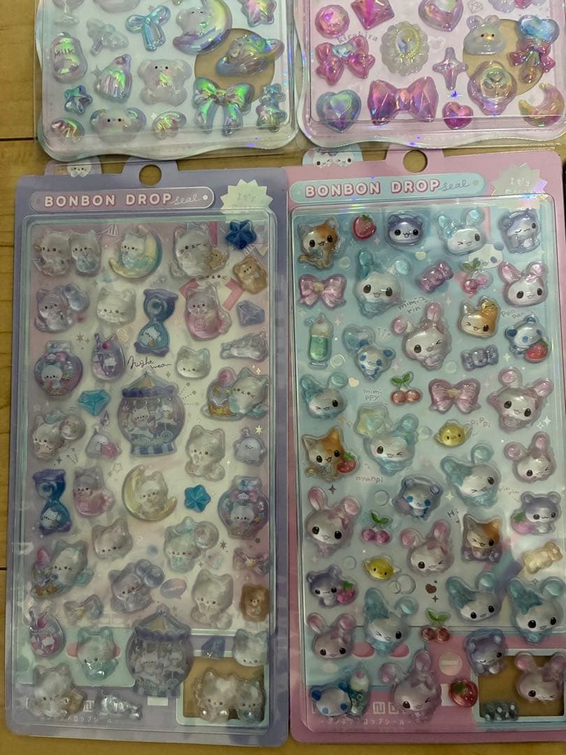【お買い得価格】ボンボンドロップシール うるちゅるポップシールまとめ売り30枚