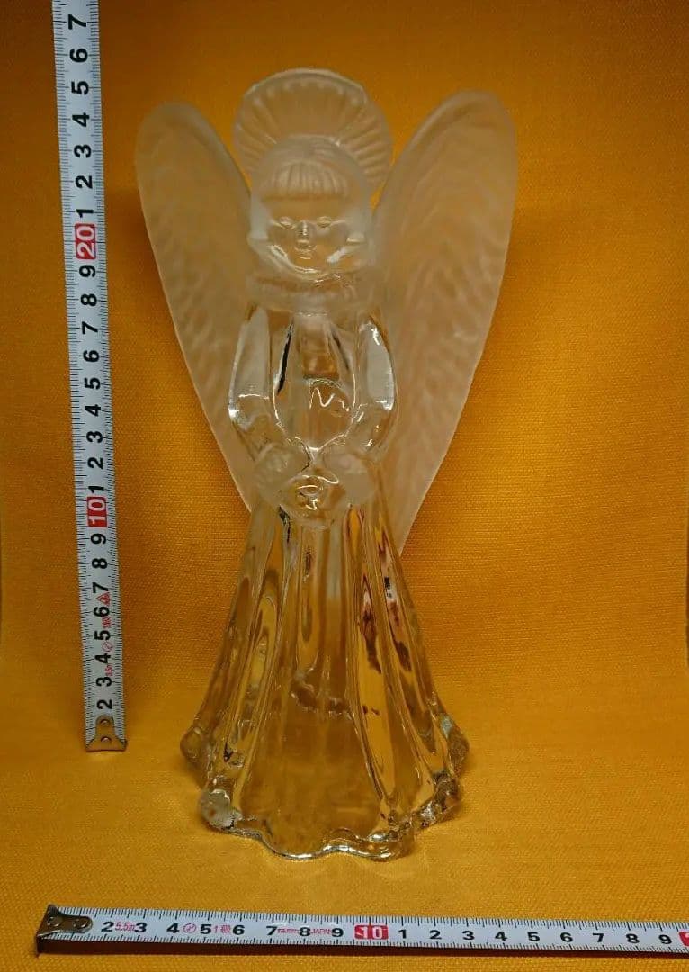 【美品】天使　エンジェル　北欧　ガラス　置物　インテリア　工芸品　美術品
