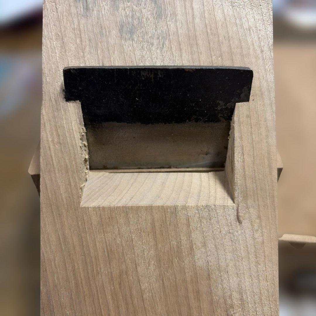 昭和物！削り節器！　無垢木製引き出し付き鰹節削り器　44.9.30印あり