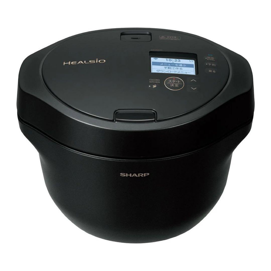 HEALSIO ホットクック 水なし自動調理鍋　2.4L プレミアムブラック
