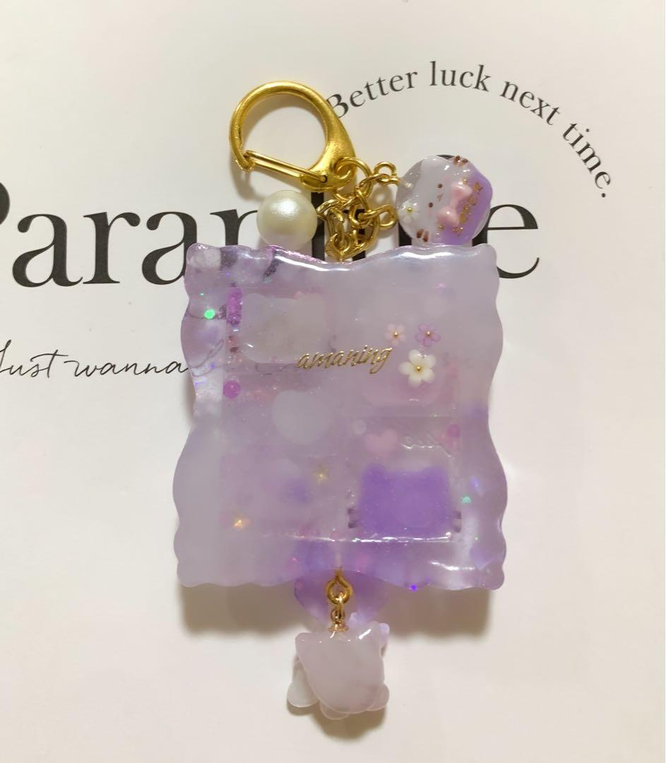 シャカシャカ　シェイカー　レジン　キーホルダー　オーダー　м ɪ﻿ ʜ ο様